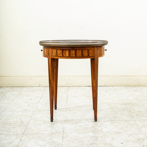 Marquetry Table Bouillotte