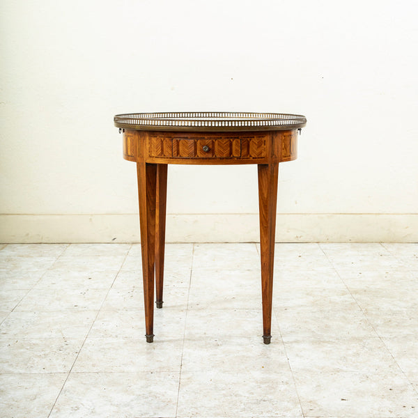 Marquetry Table Bouillotte