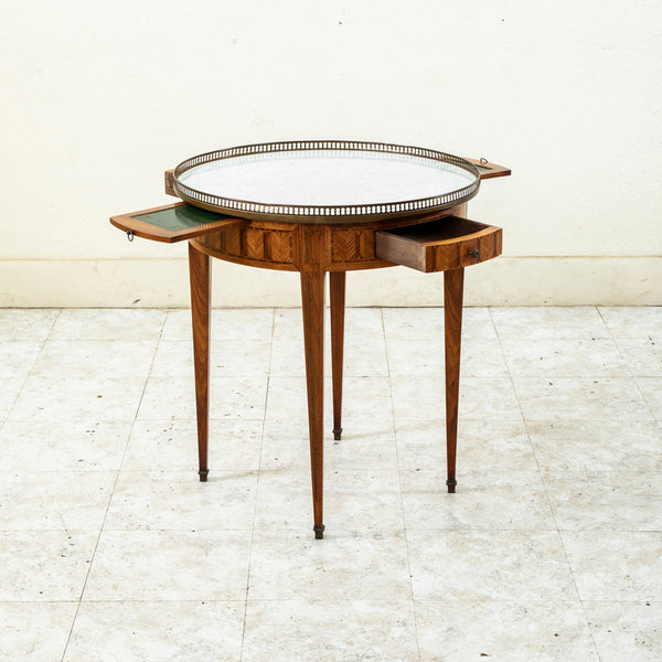 Marquetry Table Bouillotte