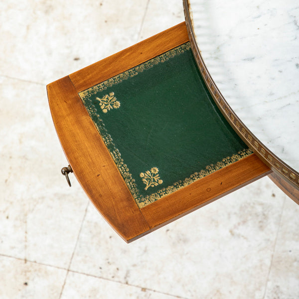 Marquetry Table Bouillotte