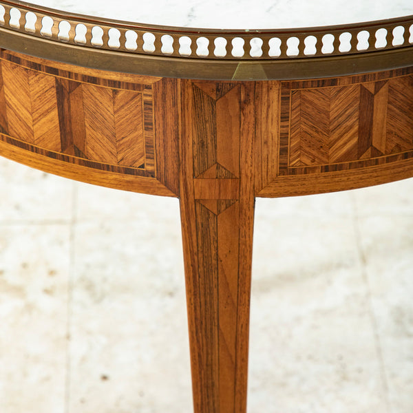 Marquetry Table Bouillotte