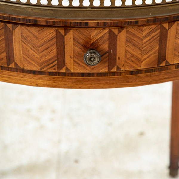 Marquetry Table Bouillotte