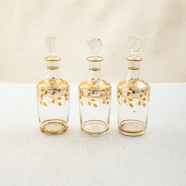 Set of Three Perfume Carafes