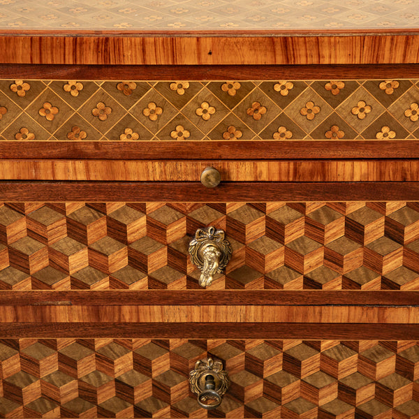 19th Century Marquetry Chest