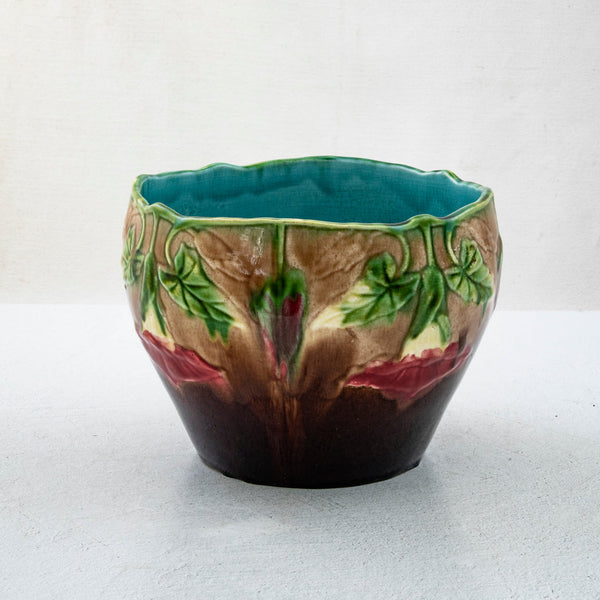 Majolica Cachepot