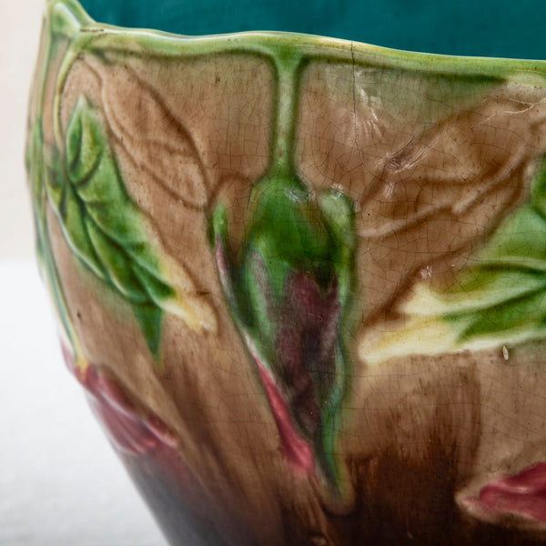Majolica Cachepot