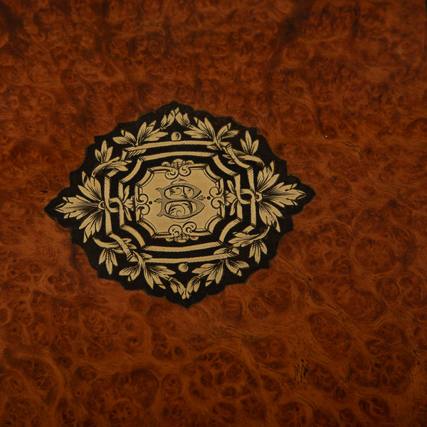 Marquetry Box Signed Tahan