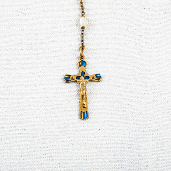 Mother of Pearl Rosary Case