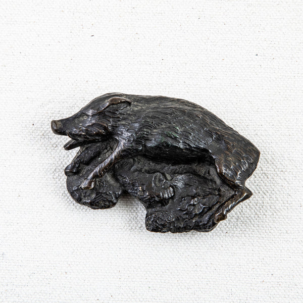 Petite Bronze Wild Boar