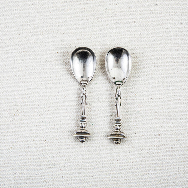 Silver Salt and Pepper Spoons