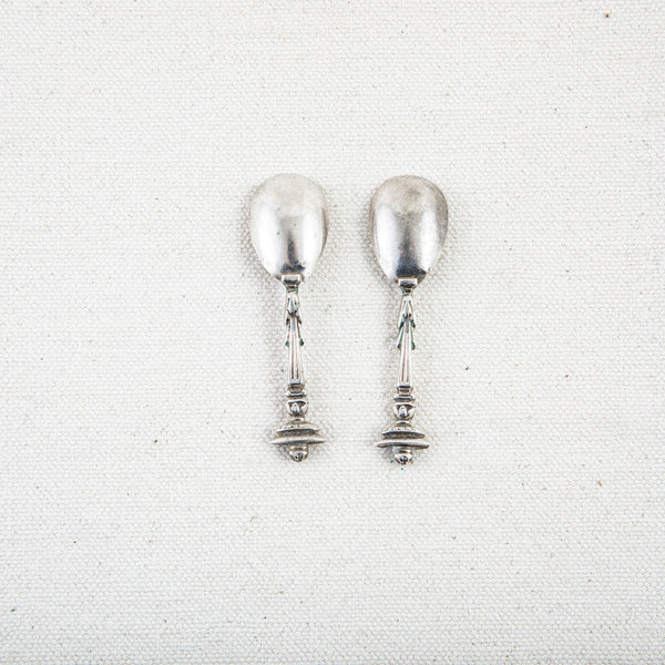 Silver Salt and Pepper Spoons