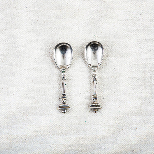 Silver Salt and Pepper Spoons