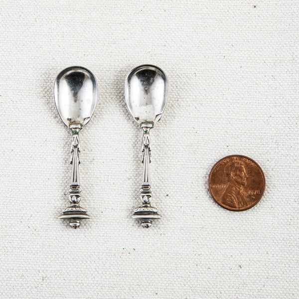Silver Salt and Pepper Spoons