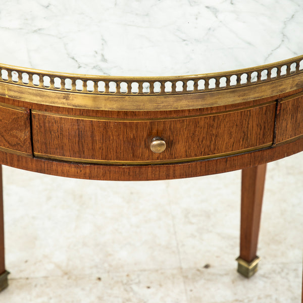 Marquetry Table Bouillotte
