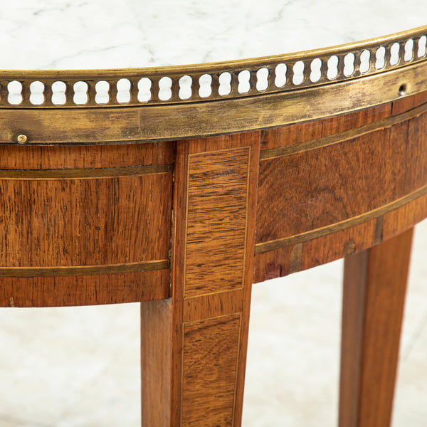 Marquetry Table Bouillotte