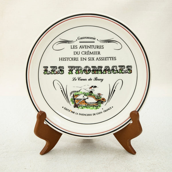Set of Six Cheese Plates
