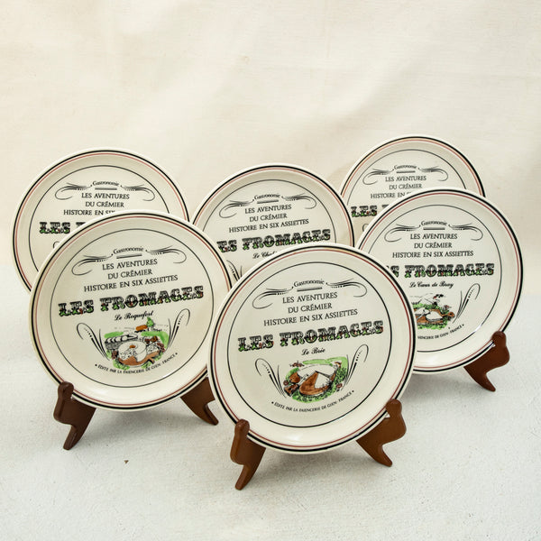 Set of Six Cheese Plates