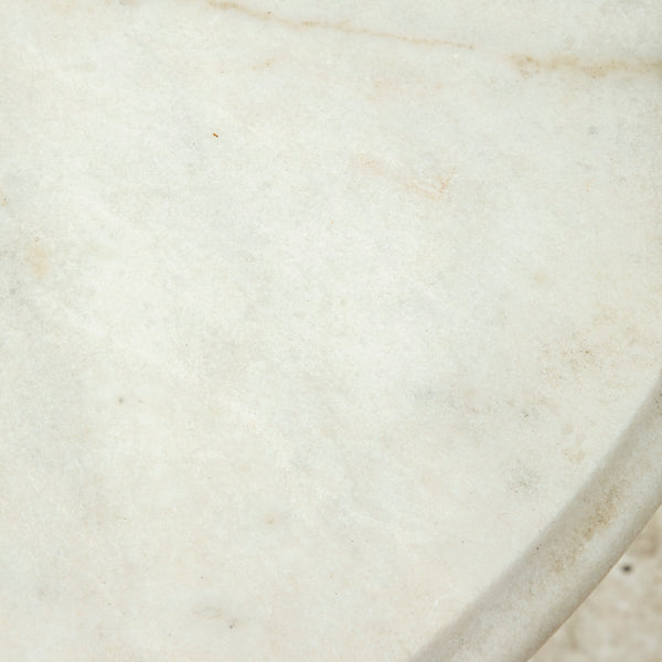 Iron and Marble Bistro Table