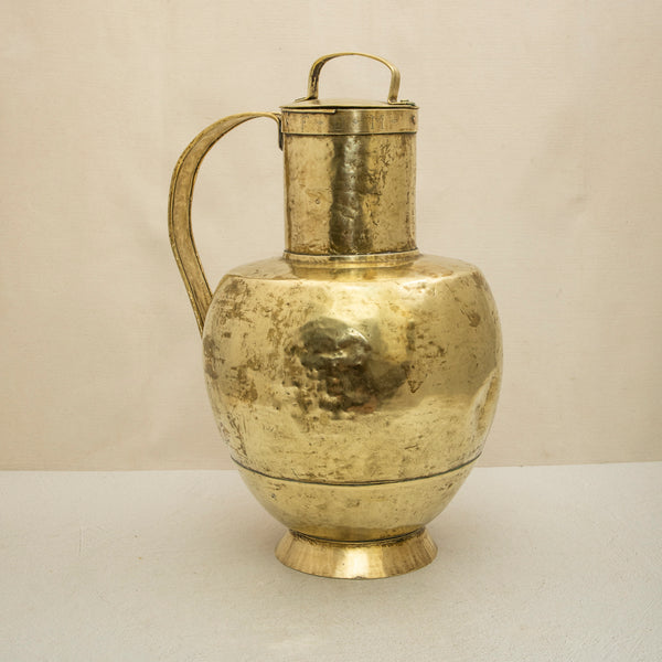 Brass Milk Can With Lid