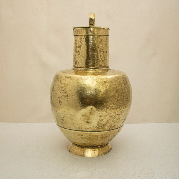 Brass Milk Can With Lid