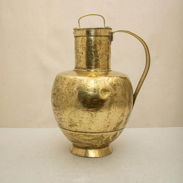 Brass Milk Can With Lid