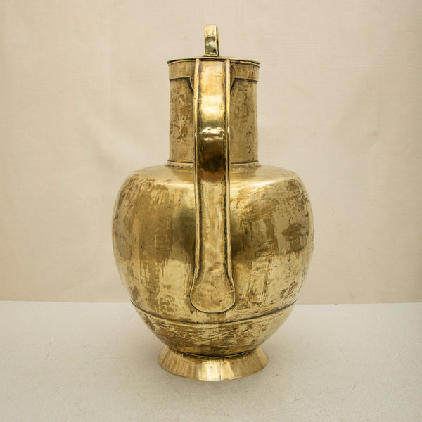 Brass Milk Can With Lid