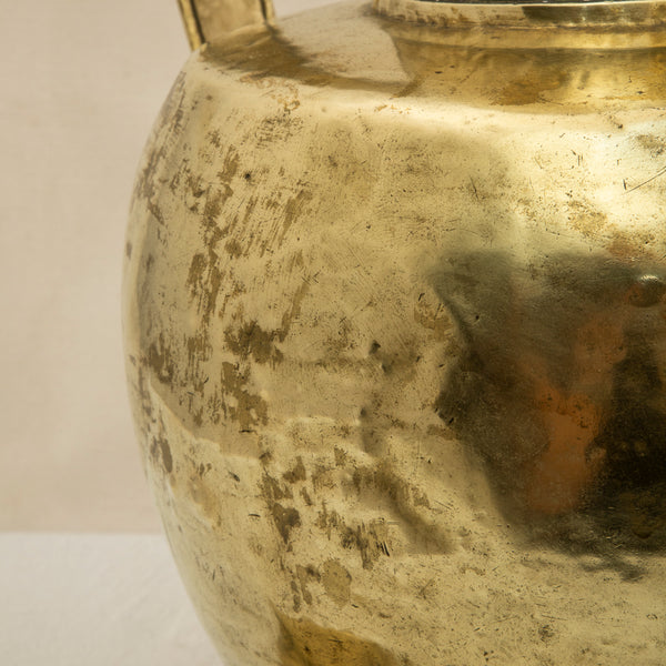 Brass Milk Can With Lid