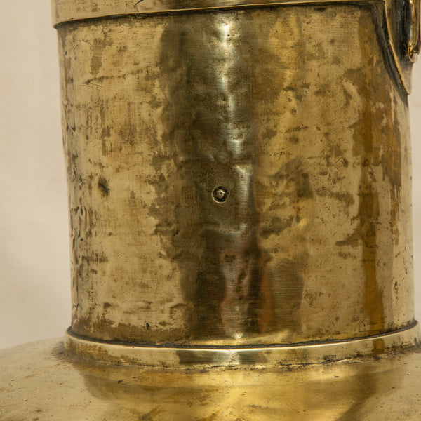 Brass Milk Can With Lid