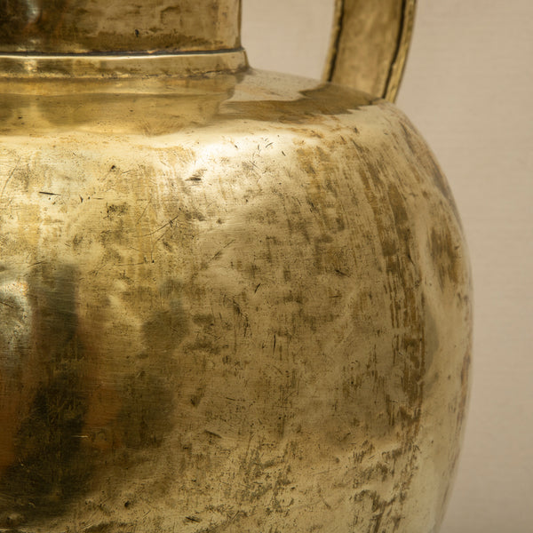 Brass Milk Can With Lid