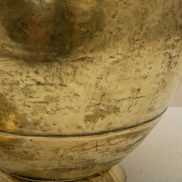 Brass Milk Can With Lid