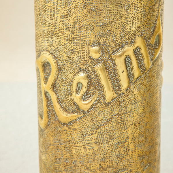 Pair of Trench Art Vases
