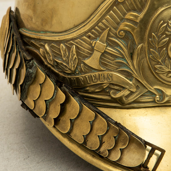 Brass Fireman's Helmet