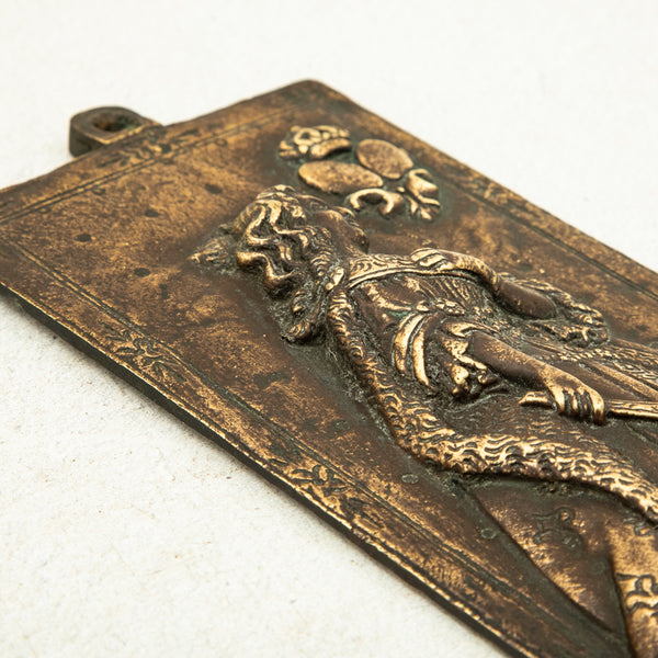 Pair of Bronze Plaques
