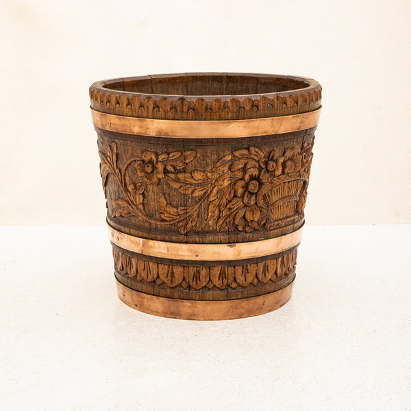 Hand Carved Bucket