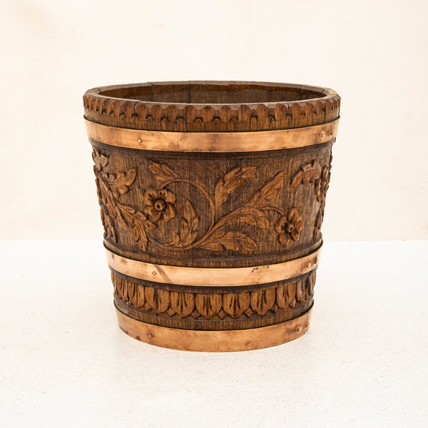 Hand Carved Bucket