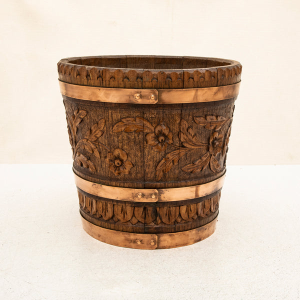 Hand Carved Bucket