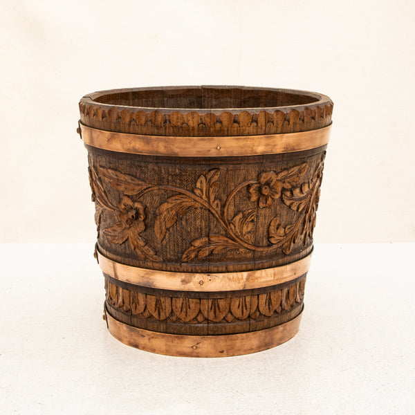 Hand Carved Bucket