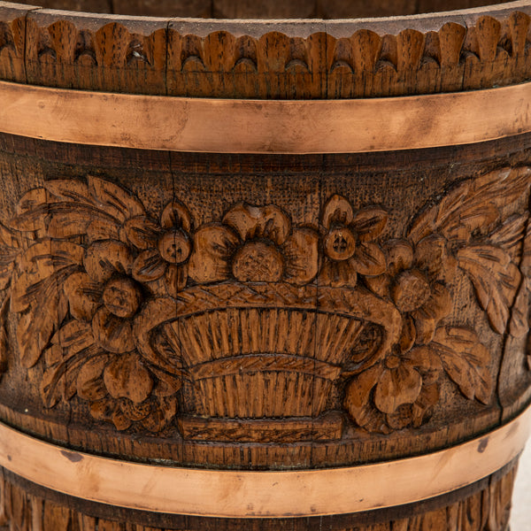 Hand Carved Bucket