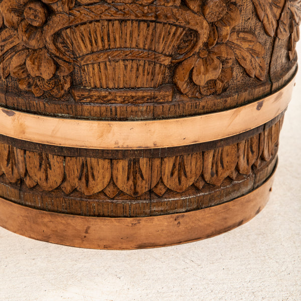 Hand Carved Bucket