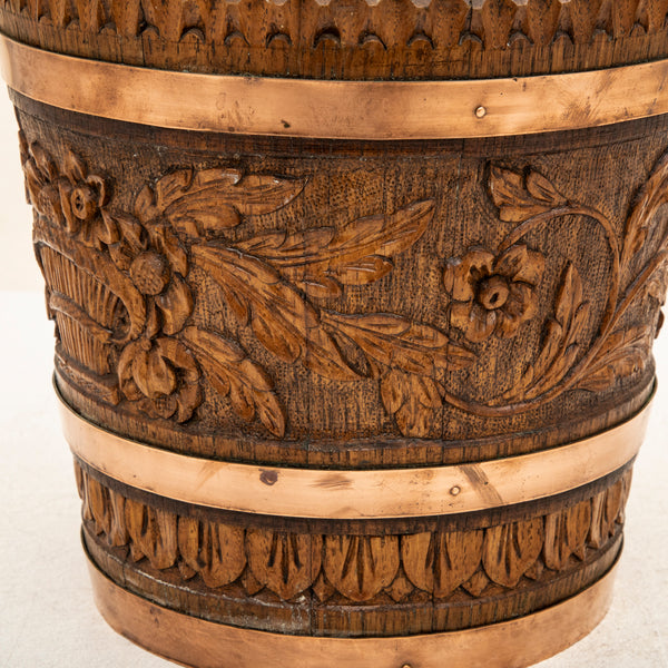 Hand Carved Bucket
