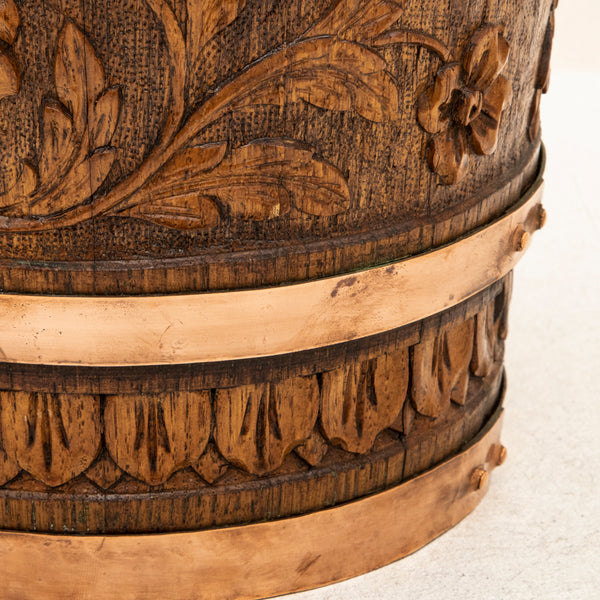 Hand Carved Bucket
