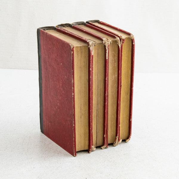 Set of Four Leatherbound Books