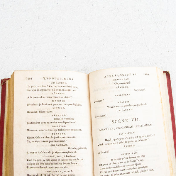 Set of Four Leatherbound Books