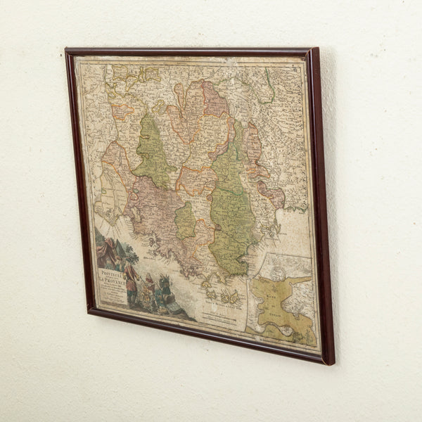 18th Century Map of Provence