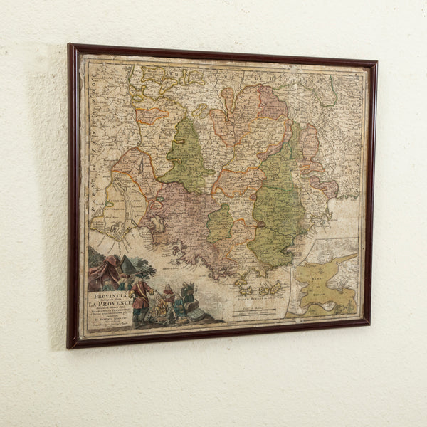 18th Century Map of Provence
