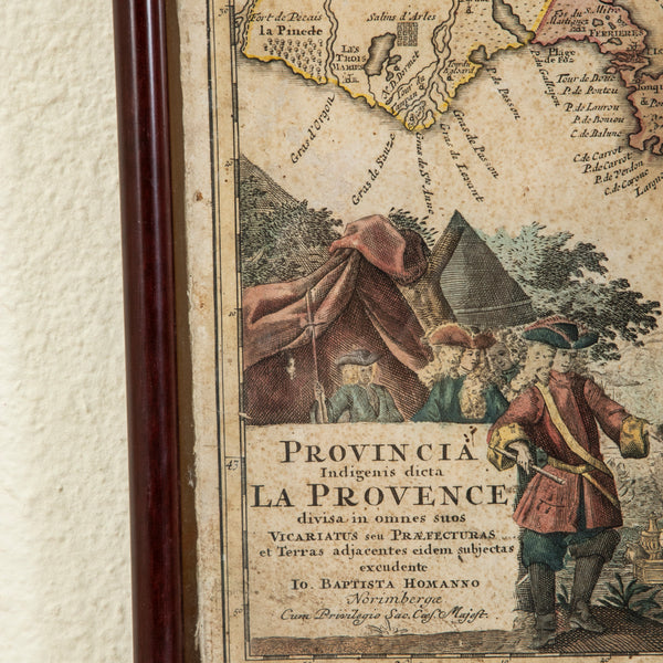 18th Century Map of Provence