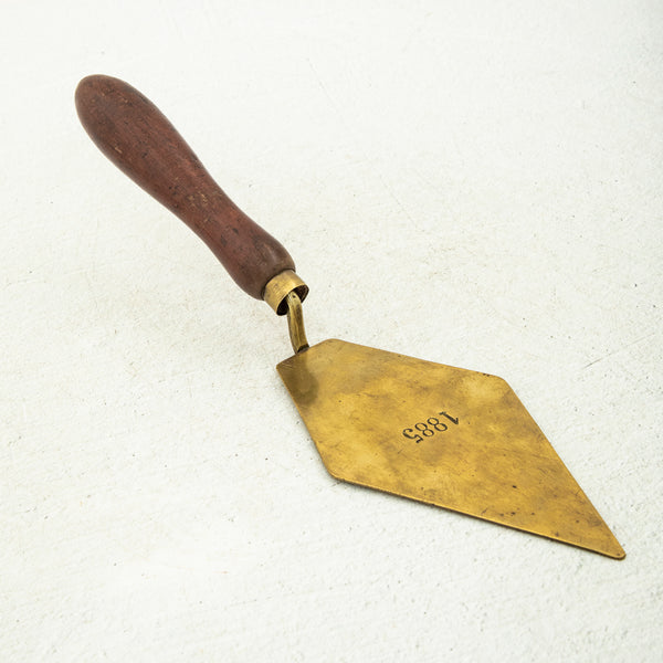 Brass Trowel Dated 1885