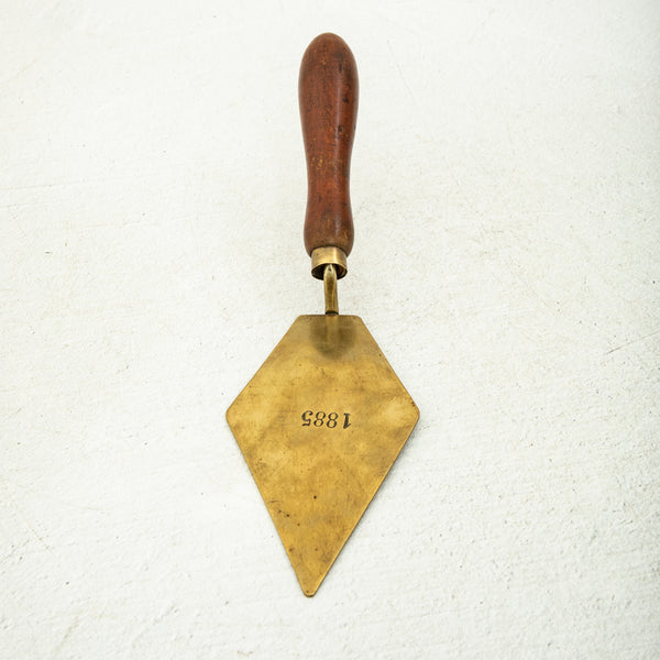 Brass Trowel Dated 1885