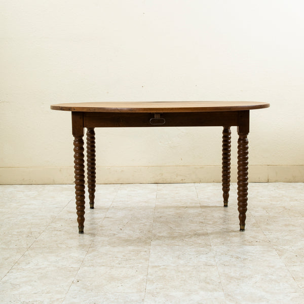 Round Oak Dining Table