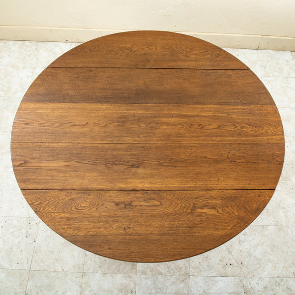 Round Oak Dining Table